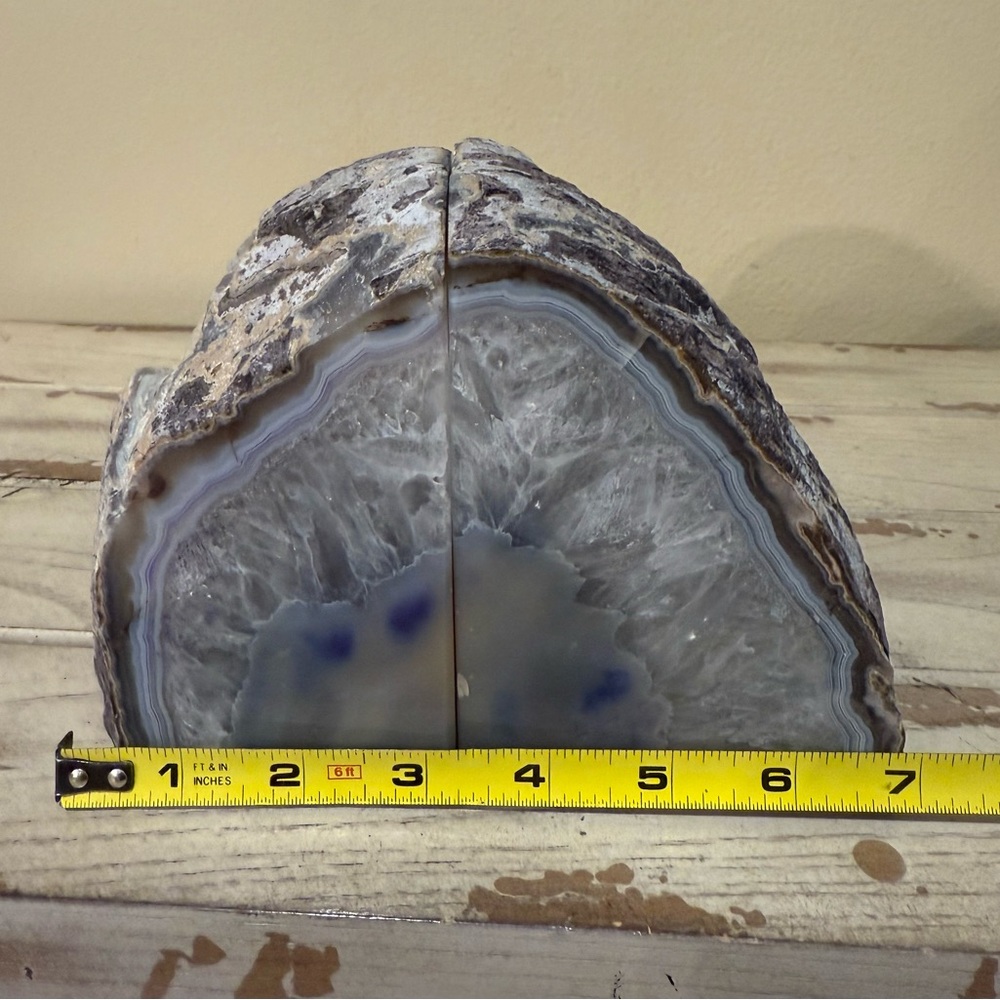 Agate Stone Bookends - Picture 6 of 9